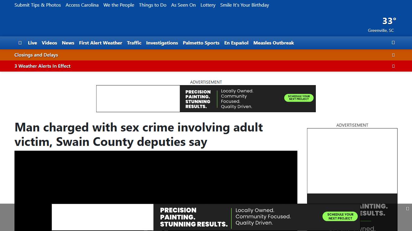 Man charged with sex crime involving adult victim, Swain County deputies say